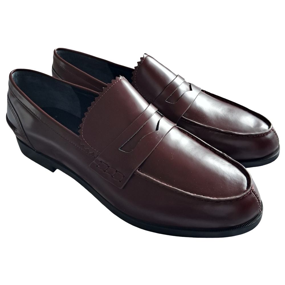 Marc Fisher LTD Womens Size 10 Classic Loafers Dark Red New With Box